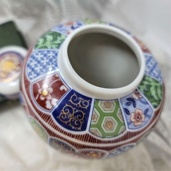 Vintage 6" Ginger Jar by Imari Imperial - Picture 9 of 11